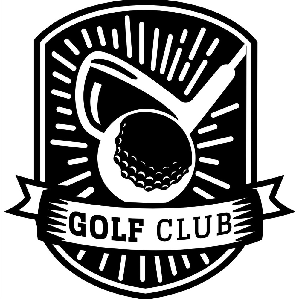 Golf‎ Club 4x4 Vinyl Car Decal | Golf Ball Driver Sticker | Golfer Gift